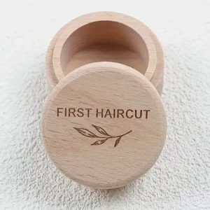 Houten Haarlok Bewaardoosje