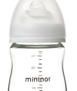 Mininor – Glazen Babyfles – 160 ml