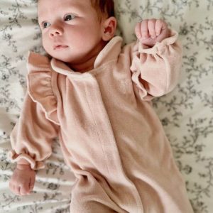 Babypakje Velours Blush Pink