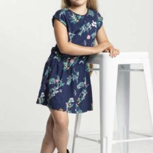 Quapi jurk Salena navy flower