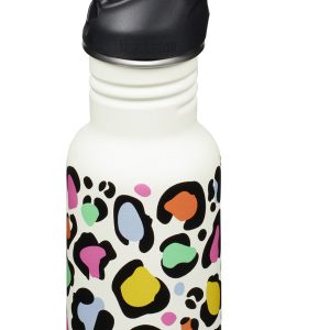 RVS Drinkfles (smal) – 355 ml – Leopard Print