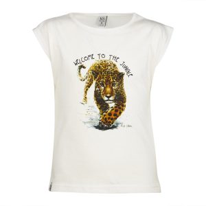 KIE Stone meisjes t-shirt KS8053 off-white