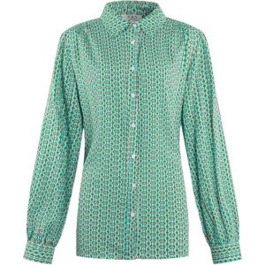 C&S dames blouse Viva groen 24VHC12