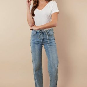 C&S dames jeans Almira blauw