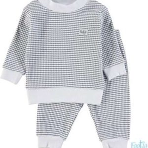Feetje baby wafel pyjama navy