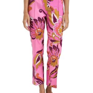 Milano Italy dames broek print roze