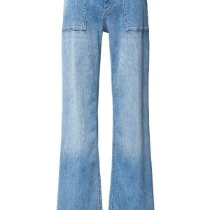 Milano Italy dames wideleg jeans blauw