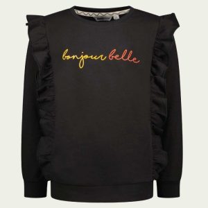 Moodstreet meisjes sweater M208-5343 zwart