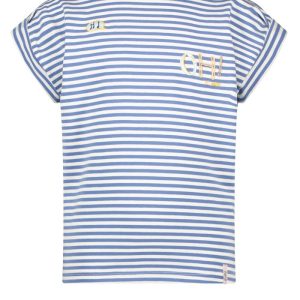 Nono meisjes t-shirt N302-5405 streep blauw